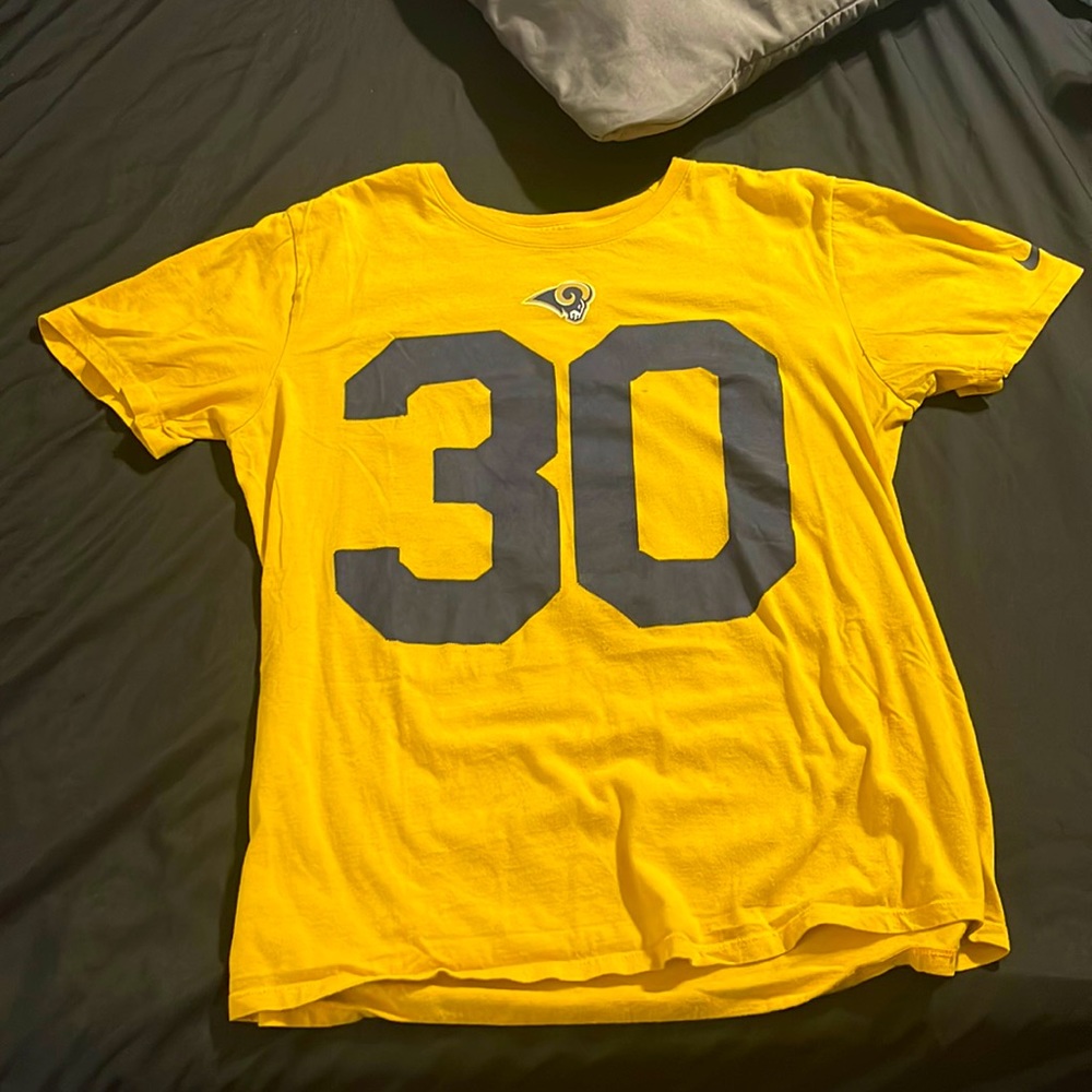 Los Angeles rams GOLD Nike shirt